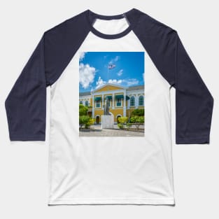 Willemstad Curacao Governor's Palace Baseball T-Shirt